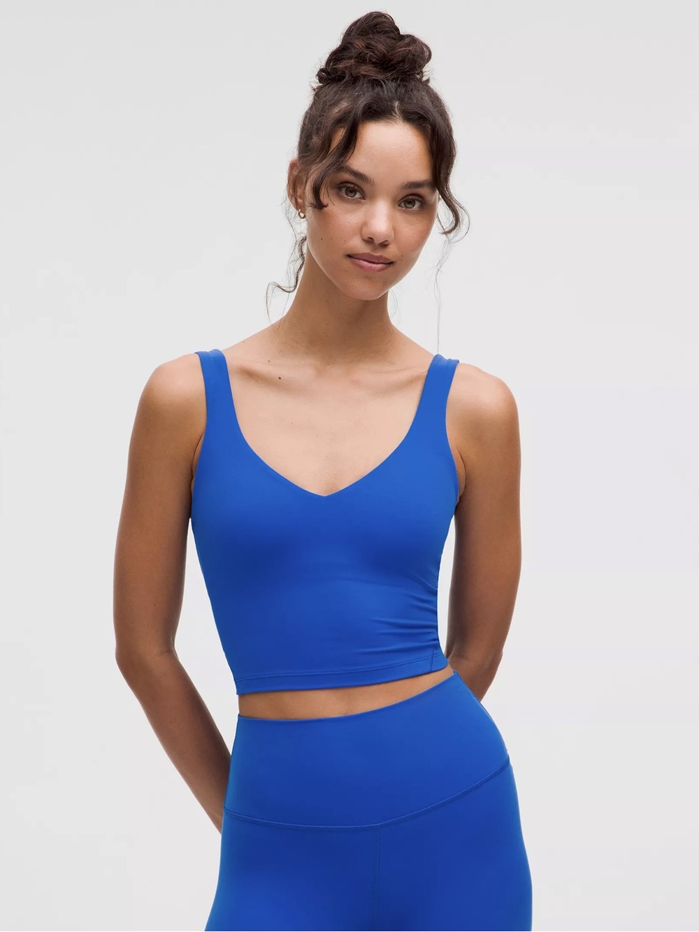 Lululemon Blue Align Tank Waist Length Size 10 Athletic Yoga Top